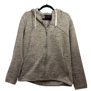 Mammut Women's Heathered Gray Zip-Up Sweater Size Large